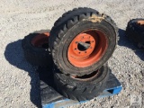 (4) Bobcat Tires and Rims