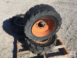 (4) Bobcat Tires and Rims
