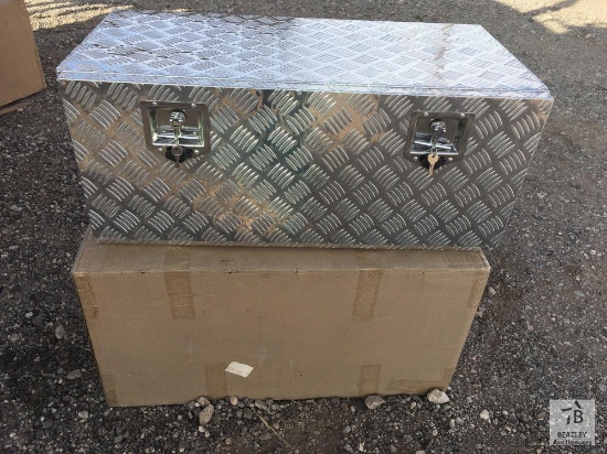 (2) Unused Aluminum Tool Boxes 37X17X15 [Yard 1: Odessa]