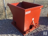 Unused Standard Duty 1.5 Cubic YARD Self Dumping Hopper (4,000lb. Capacity) [Yard 1: Odessa]