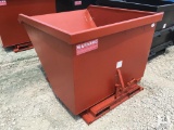 Unused Standard Duty 2 Cubic Yard Self Dumping Hopper (4,000 lb. capacity)