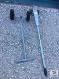 Low Profile Lever Jack & Small Trailer Dolly