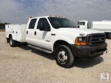 2001 Ford F-550 Crew Cab Mechanics Truck