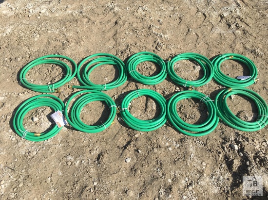 (10) Unused 15ft Water hose