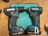 Unused Makita LCT200W 18V 2pc Combo Kit