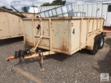 8x12x4 T/A Utility Trailer