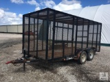 2007 CHANCE T/A 16 ft Trash Trailer