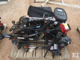 Lots of Craftsman Weedeaters, Blower & (2) Electric Batteries