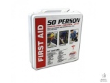 Unused 50 Person First Aid Kit - c/w Plastic Case