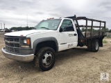 2000 Chevrolet 3500 HD Dually Flatbed Truck (Inoperable)