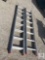 Lot of (2) Louisville 16 ft Aluminum Extension Ladder