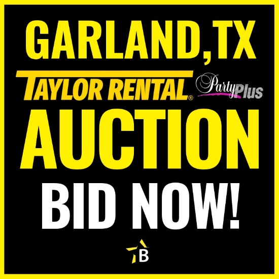 Taylor Rental Garland Excess Inventory Auction