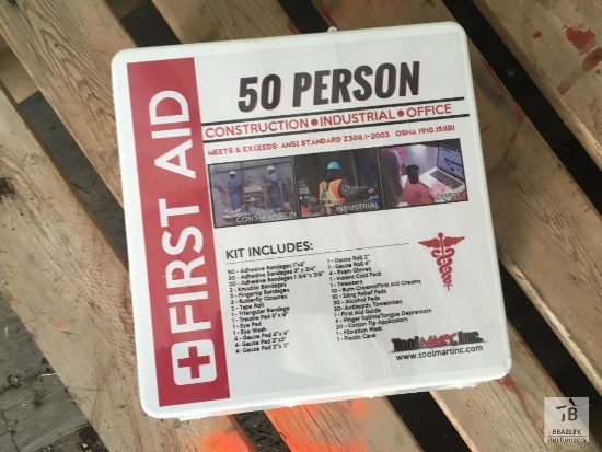 Unused 50 Person 1st Aid Kit