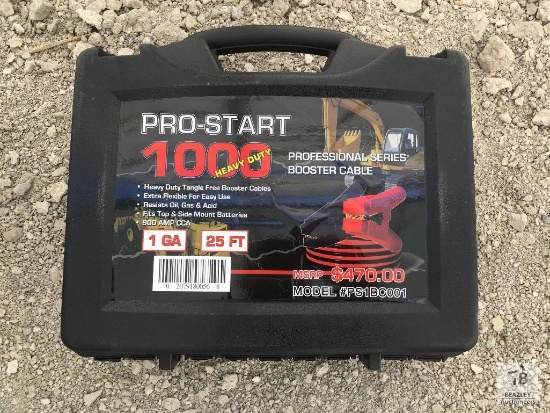 Unused Pro Start 1000 Heavy Duty Booster Cable