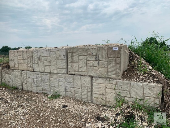 (7) Precast Concrete Blocks 2ft x 2ft x 4ft