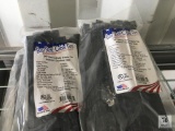 Qty of 4 Bags of 24in Cable Ties - Unopened