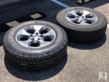 (5) Bridgestone Dueler A/T Jeep Tire & Rim Takeoffs [YARD 5]