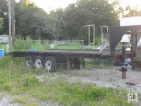 Tri/A Heavy Duty Gooseneck Trailer 24 ft L x 8 ft W has dovetail