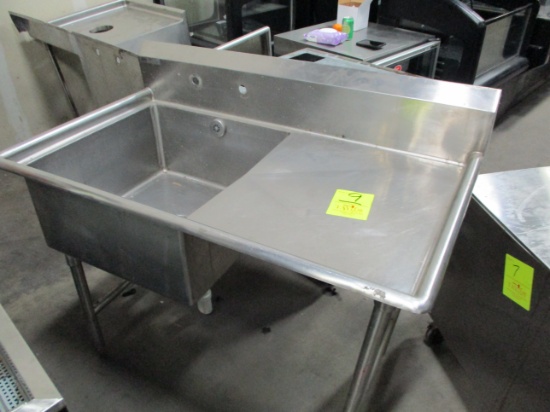 Stainless Steel Deep Sink with Drain Side