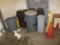 Trash Cans , Safety Cones