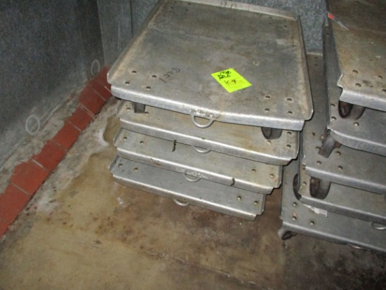 4 Aluminum Meat Dollies