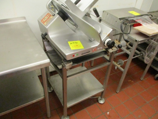 Bizzerba SE12 Meat Slicer & Stand