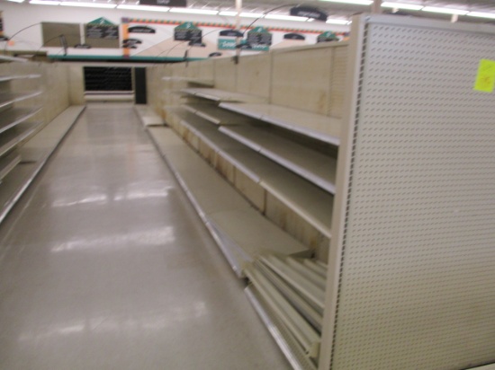 15 Sections of 4' Shelving