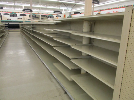 19 Sections 4' Dbl Sided Shelving