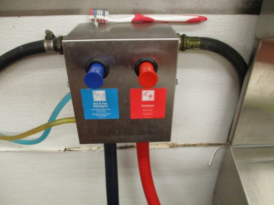 Soap Mixers on Wall