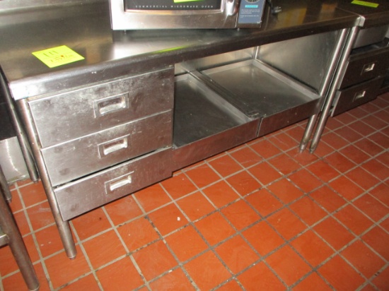 6' Stainless Steel Table