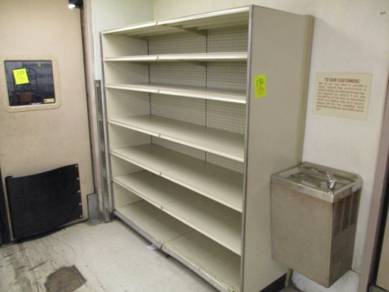 2 sections of 4' Shelving