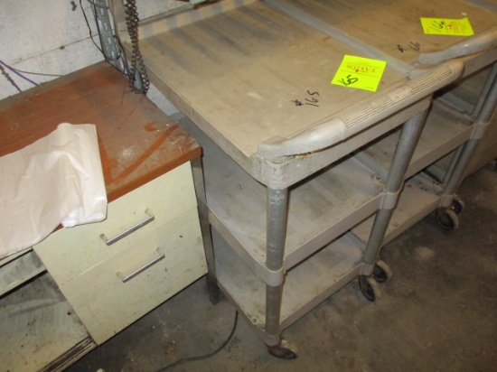 Rubber Made Cart With Wheels