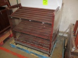 2 Wooden Bread Merchandisers