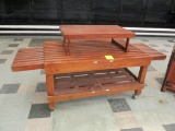 Wooden Roll Around Bread Merchandiser