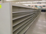 16 Sections of 4' Shelving Dbl Sided