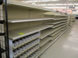 19 Sections 4' Shelving Dbl Sided