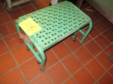 Roll Around Metal Step Stool