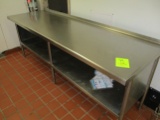 8' Stainless Steel Table