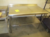 4' Stainless Steel Table