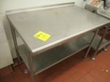 4' Stainless Steel Table