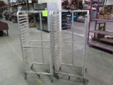 2 Full Sheet Pan Bakery Carts