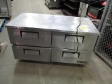 True Refrigerated Roll Around Table with Drawer