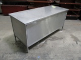8' Stainless Steel Table
