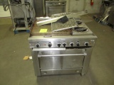 Electric Oven with 2 Burners & Griddle Top