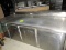 8' Stainless Steel Table W/ SS Doors and Shelves