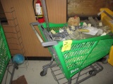 Shopping cart W/ Peg Hooks