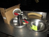 Stainless Steel Bowls & Misc
