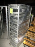 Aluminum Meat Tray Cart & Meat Trays