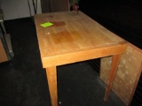 Butcher Block Style Table