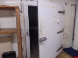 Hussmann Walkin Cooler And Items Inside
